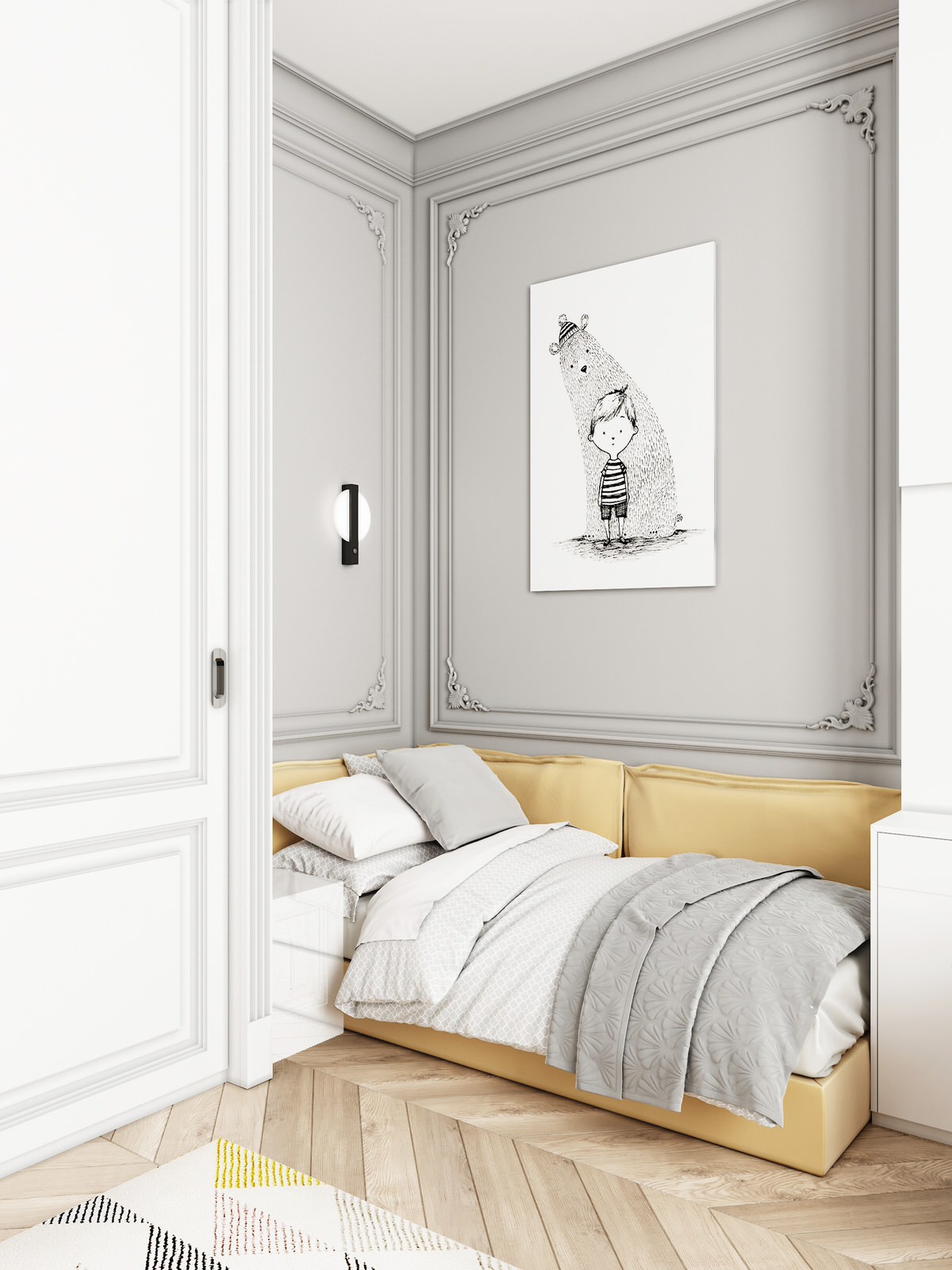 Дизайн интерьера: «Неоклассика в ЖК Суббота»