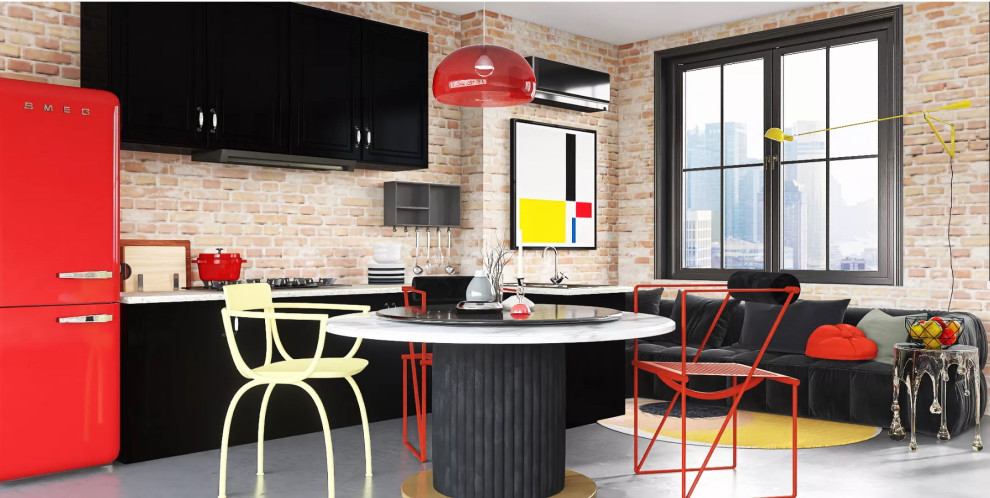 Яркий лофт в центре Москвы