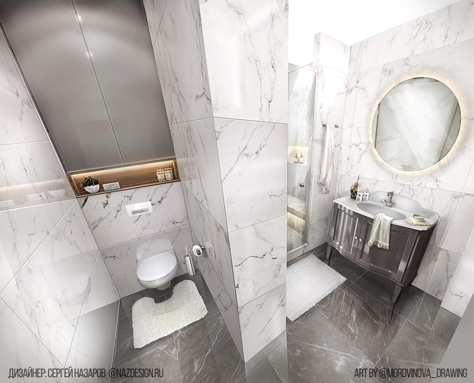 Мартовская квартира. Визуализация.