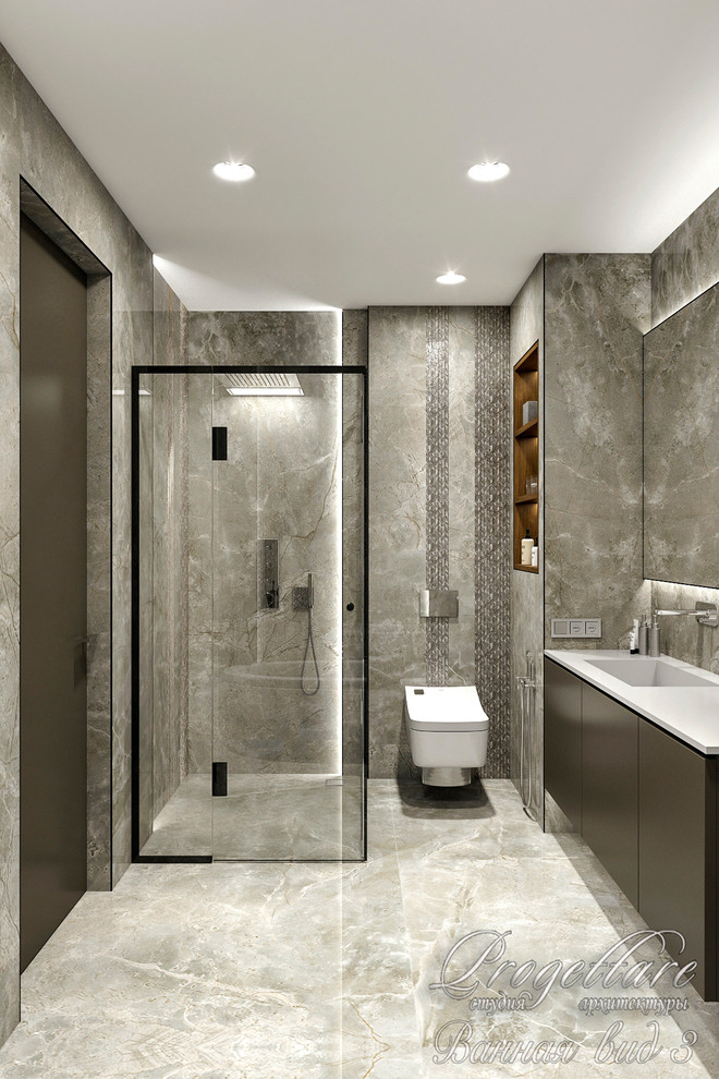 Дизайн квартиры 115 м.кв. в Санкт-Петербурге, в ЖК "Смольный проспект"