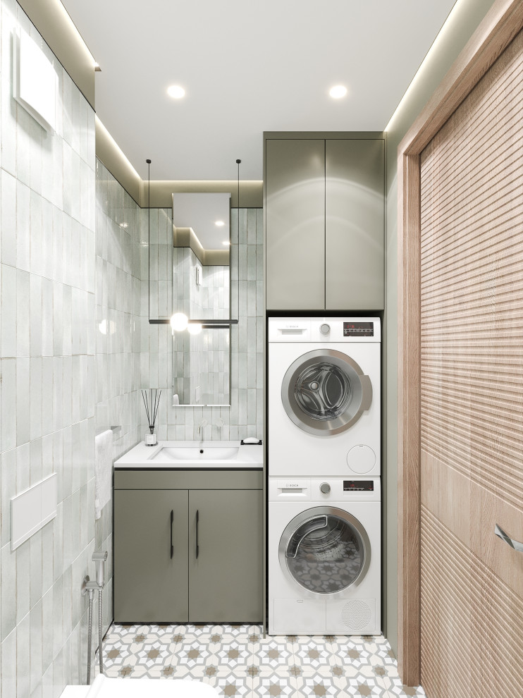 Крылатское, гостевой санузел, постирочная