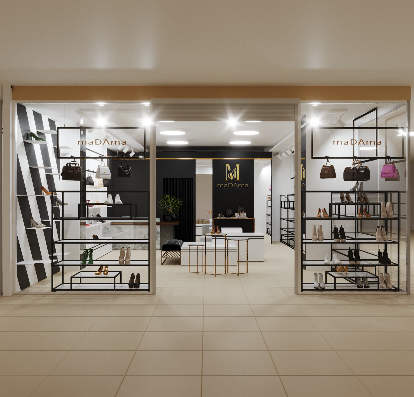 Торговый зал. Магазин обуви и аксессуаров. г. Санкт-Петербург, ТК Космос. 2024 г