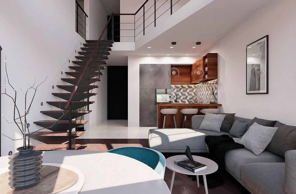 Двухуровневая квартира на Неве