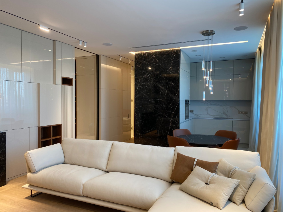 Обложка проекта: Квартира в ЖК "Кристаллы Крестовского"