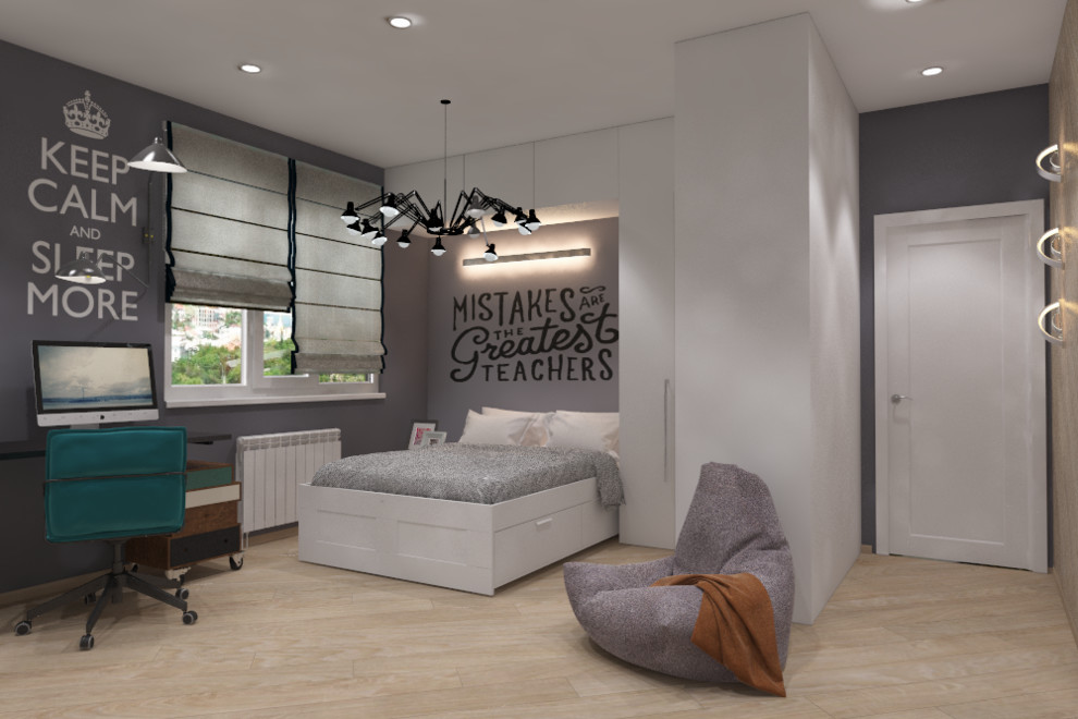 Обложка проекта: Квартира-студия для молодого человека.