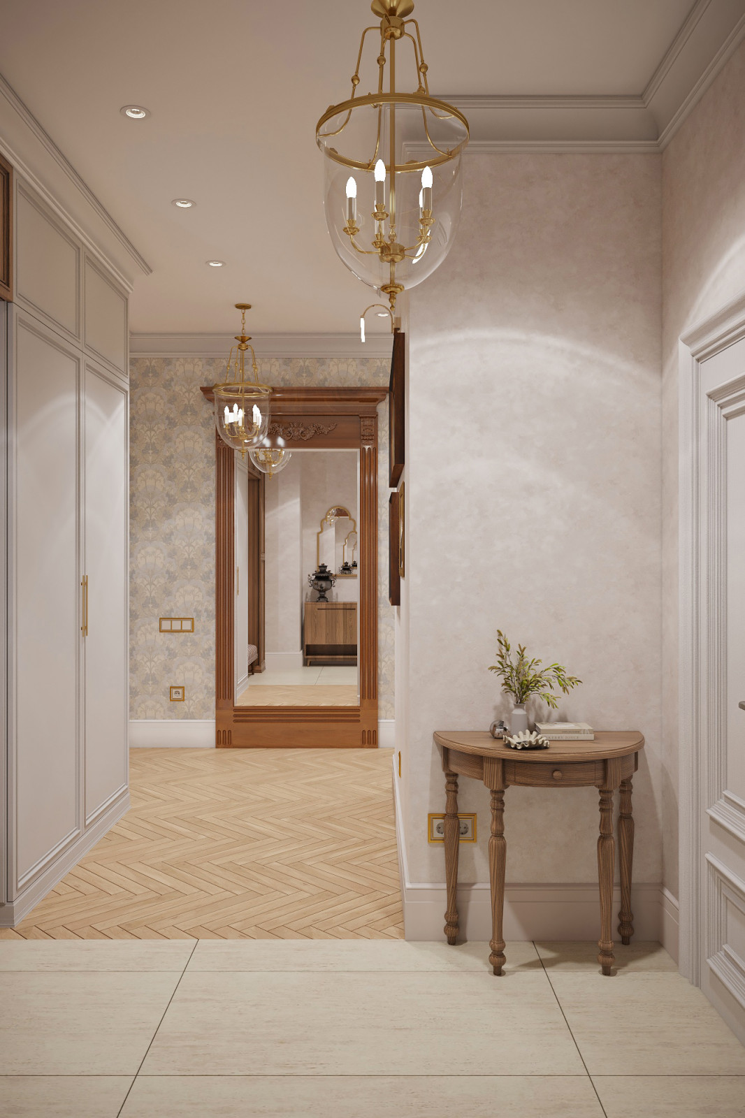 Обложка проекта: Дизайн проект квартиры с классической атмосферой