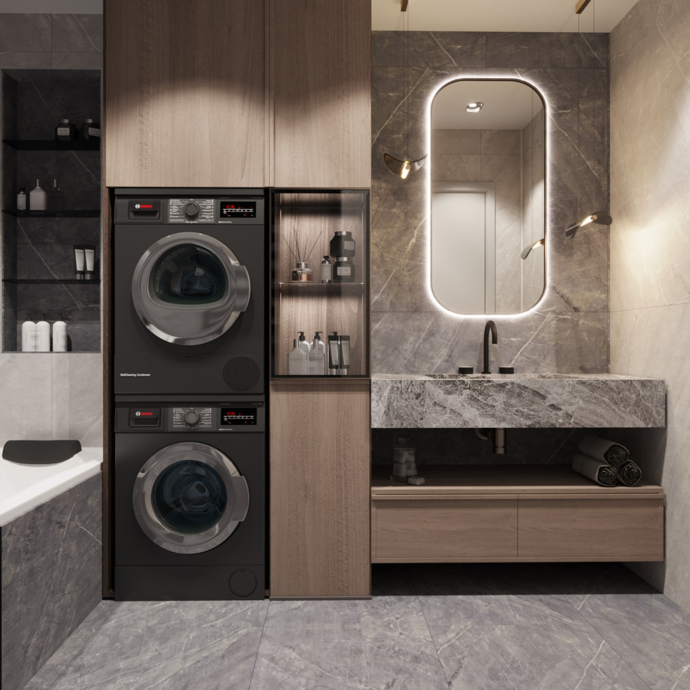 Дизайн-проект 3х комнатной квартиры в ЖК ОЗОН, площадью 98 м2