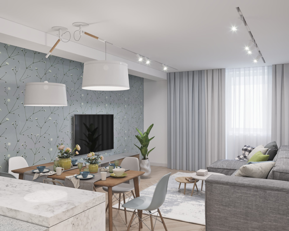 Интерьер квартиры со скандинавским настроением