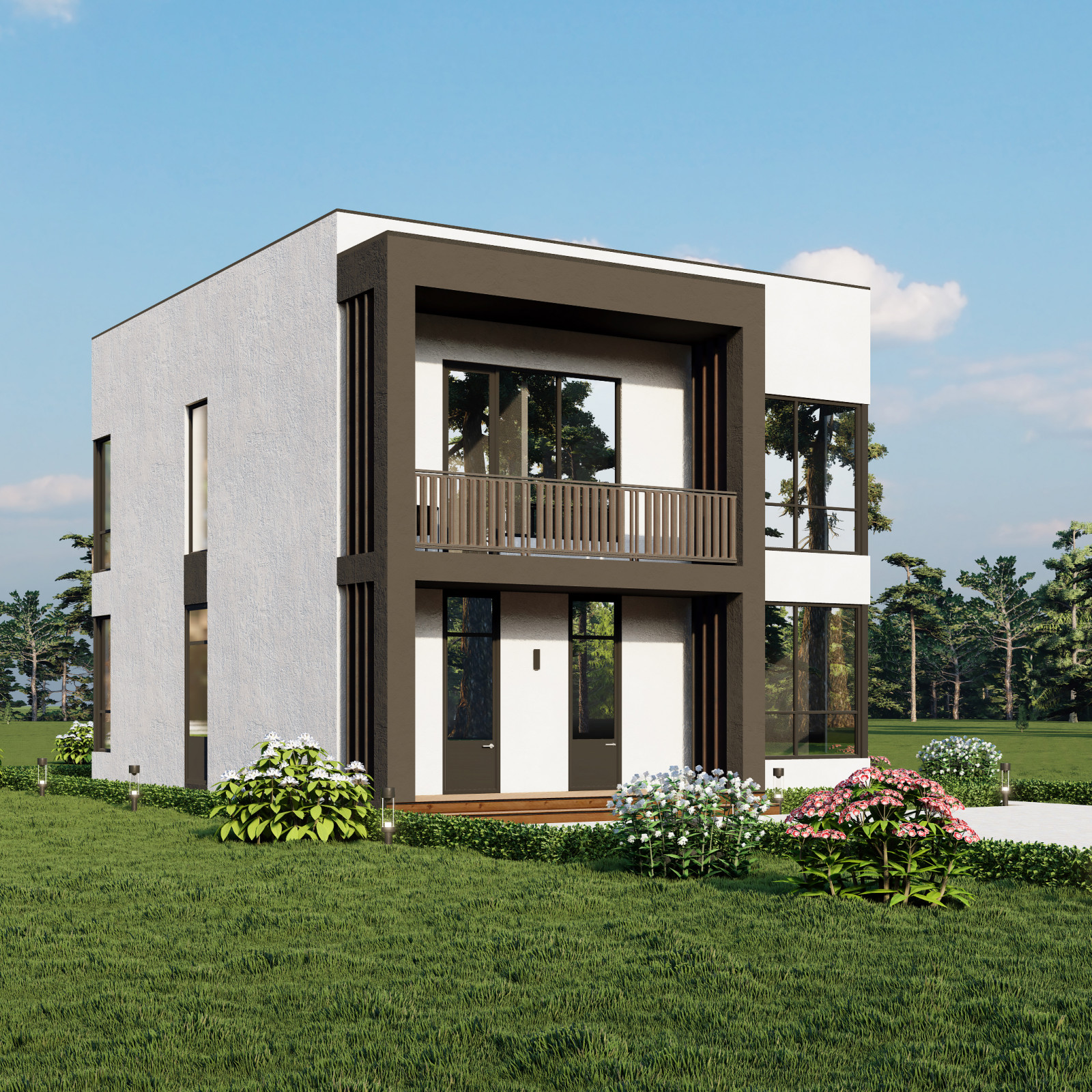 Визуализация загородного дома