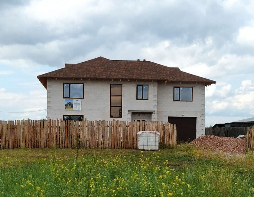 Обложка проекта: Дом из газобетона "Семья 330"