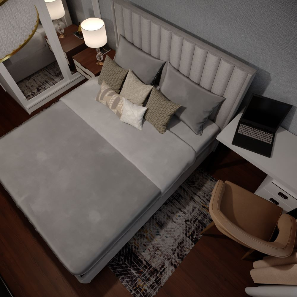 Обложка проекта: Спальня для супружеской пары 60+