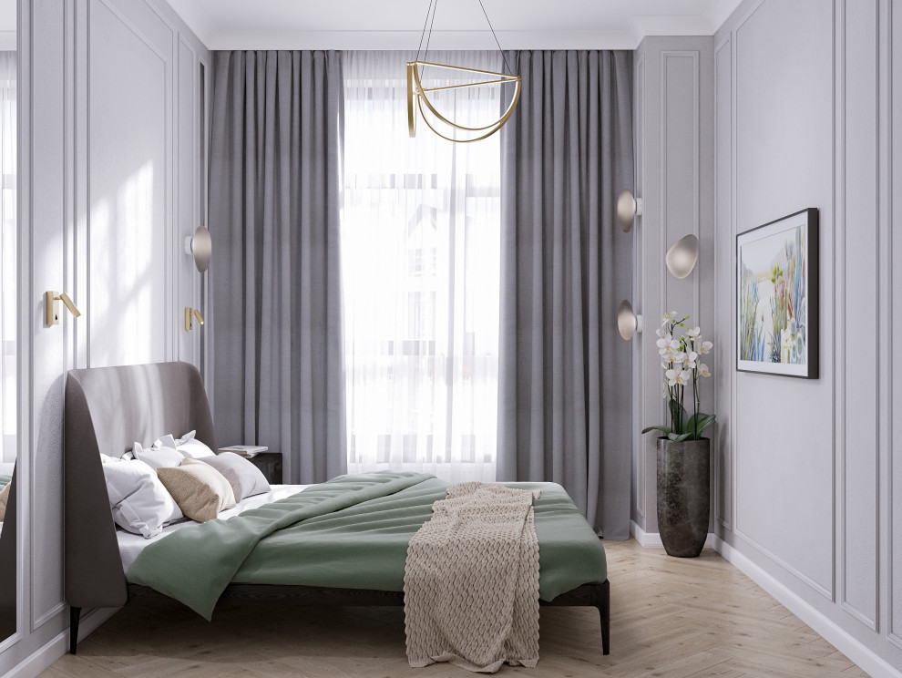 Трехкомнатная квартира в классическом европейском стиле