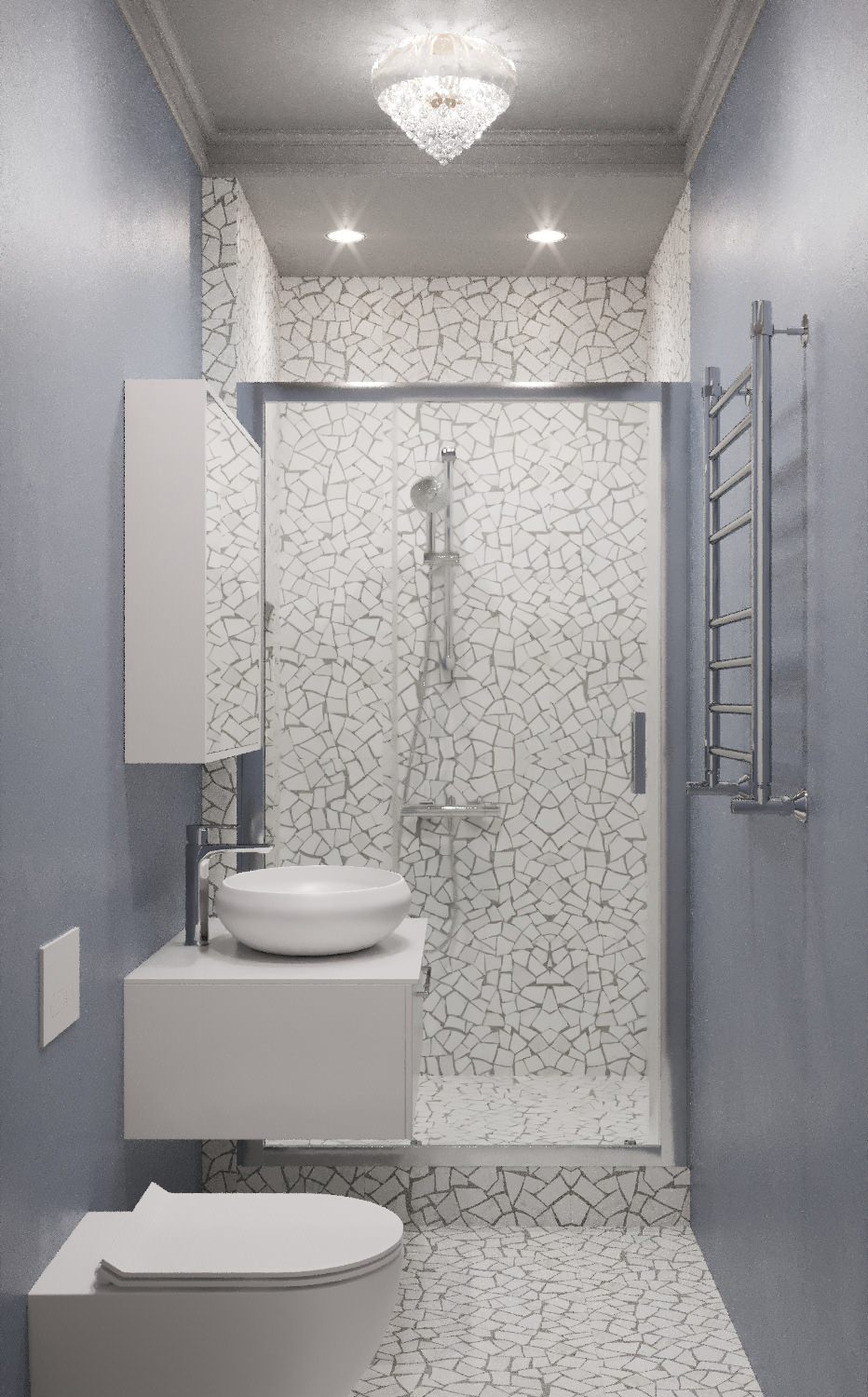 Визуализация квартиры 135 кв ЖК Даудель г.Тюмень