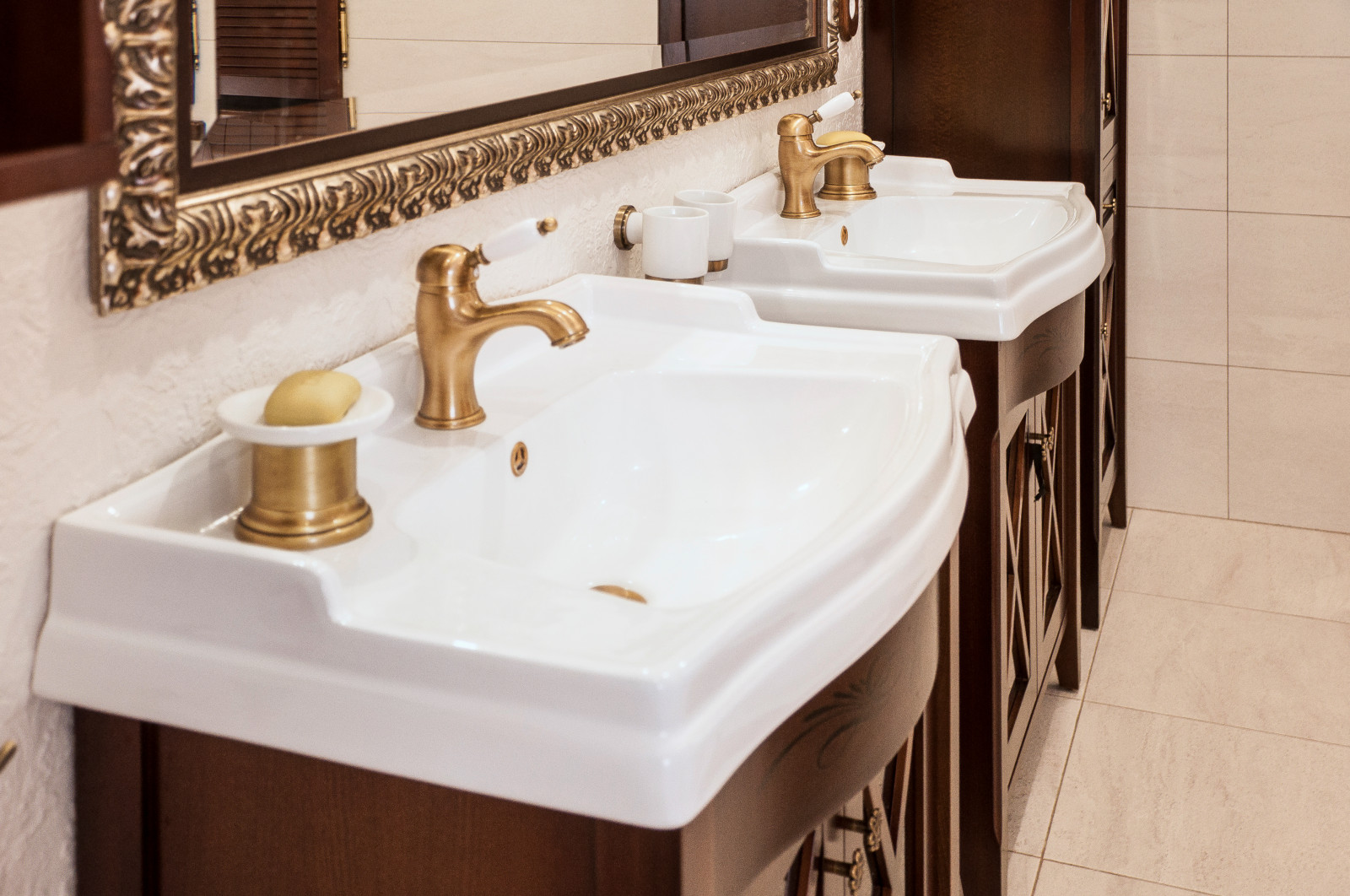 Ванная в Классическом стиле