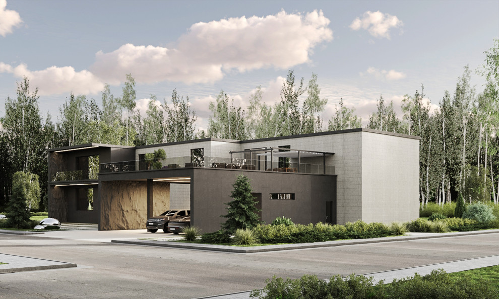 Эскиз дома 1000 кв.м