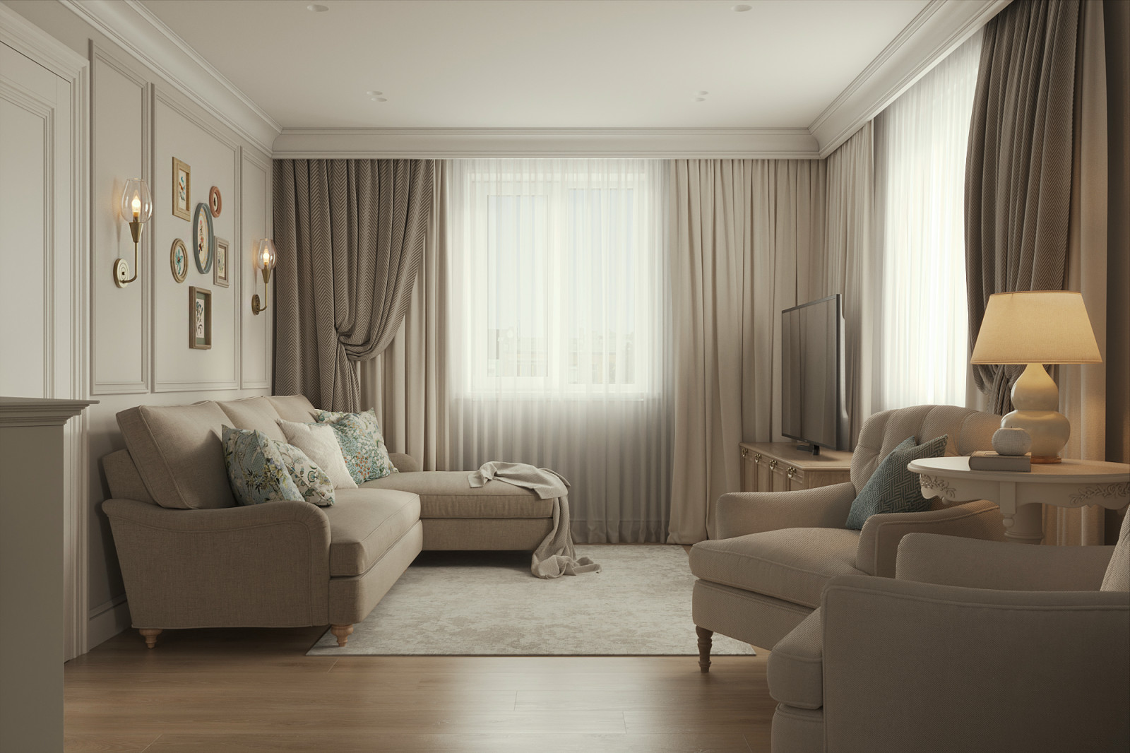 Дом в стиле прованс г. Бирюч (80 кв.м.)