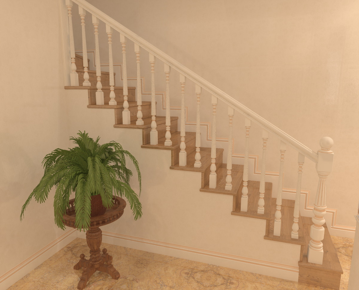 Деревянная лестница