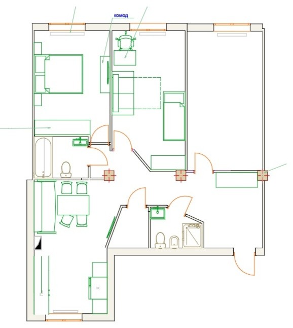 Квартира в сталинском доме в СЗАО