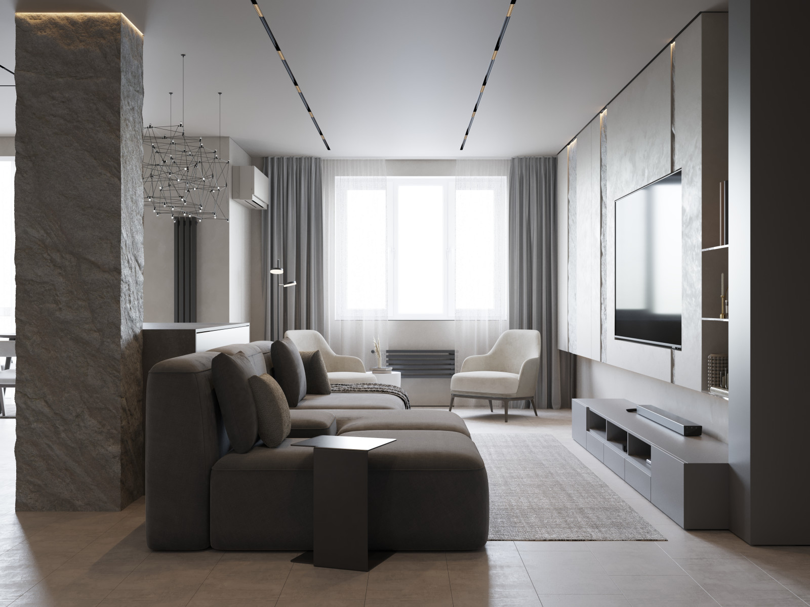 Минималистичный дизайн квартиры