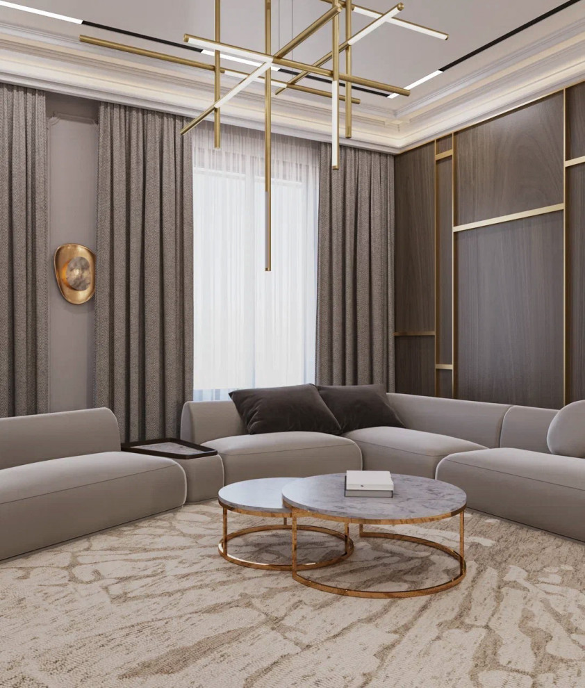 Проект "Бархат", интерьеры таунхауса