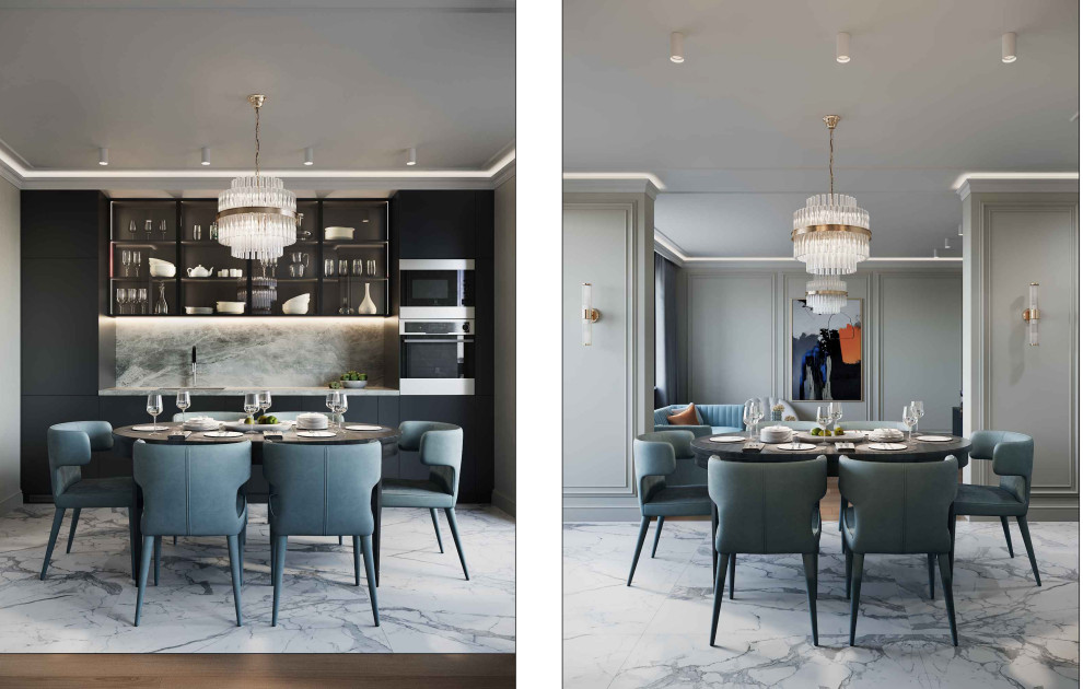 Дизайн-проект квартиры площадью 91,35м2