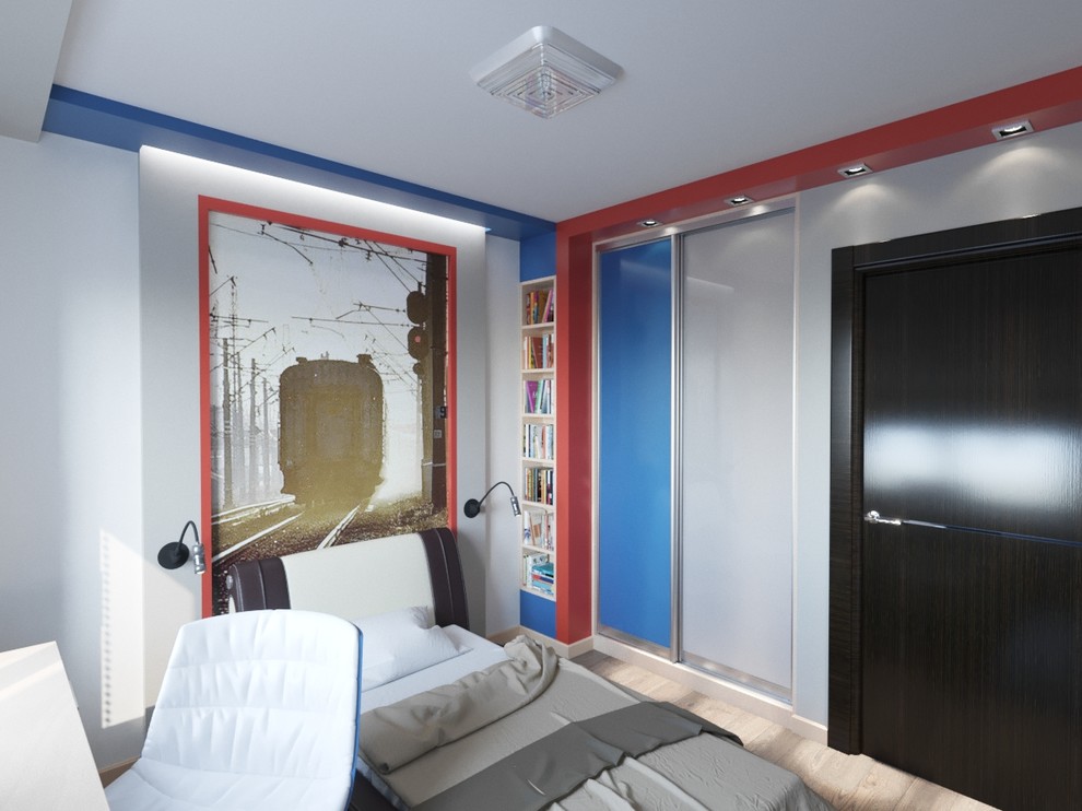 Проект трёхкомнатной квартиры IO001