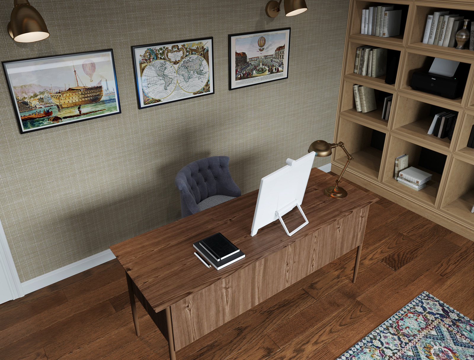 кабинет. визуализация