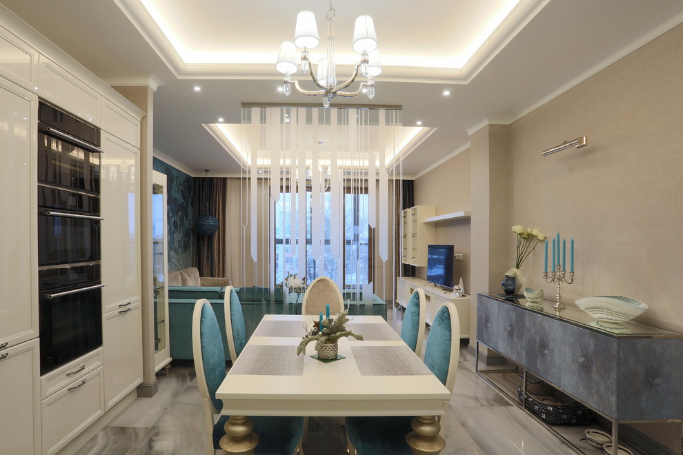 Интерьерная фотосъемка трехкомнатной квартиры на Крестовском