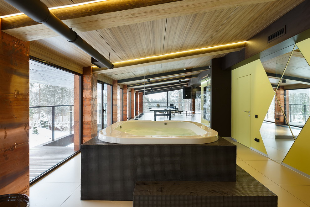 Бревенчатый загородный дом в Зеленогорске