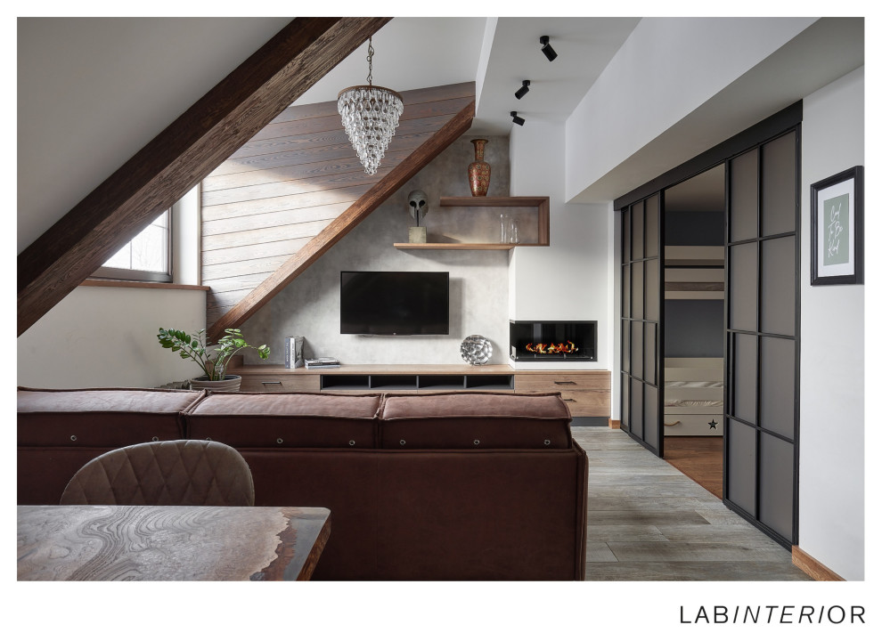 Обложка проекта: ЖК Лофт Гарден-«Квартира в мансардном этаже»