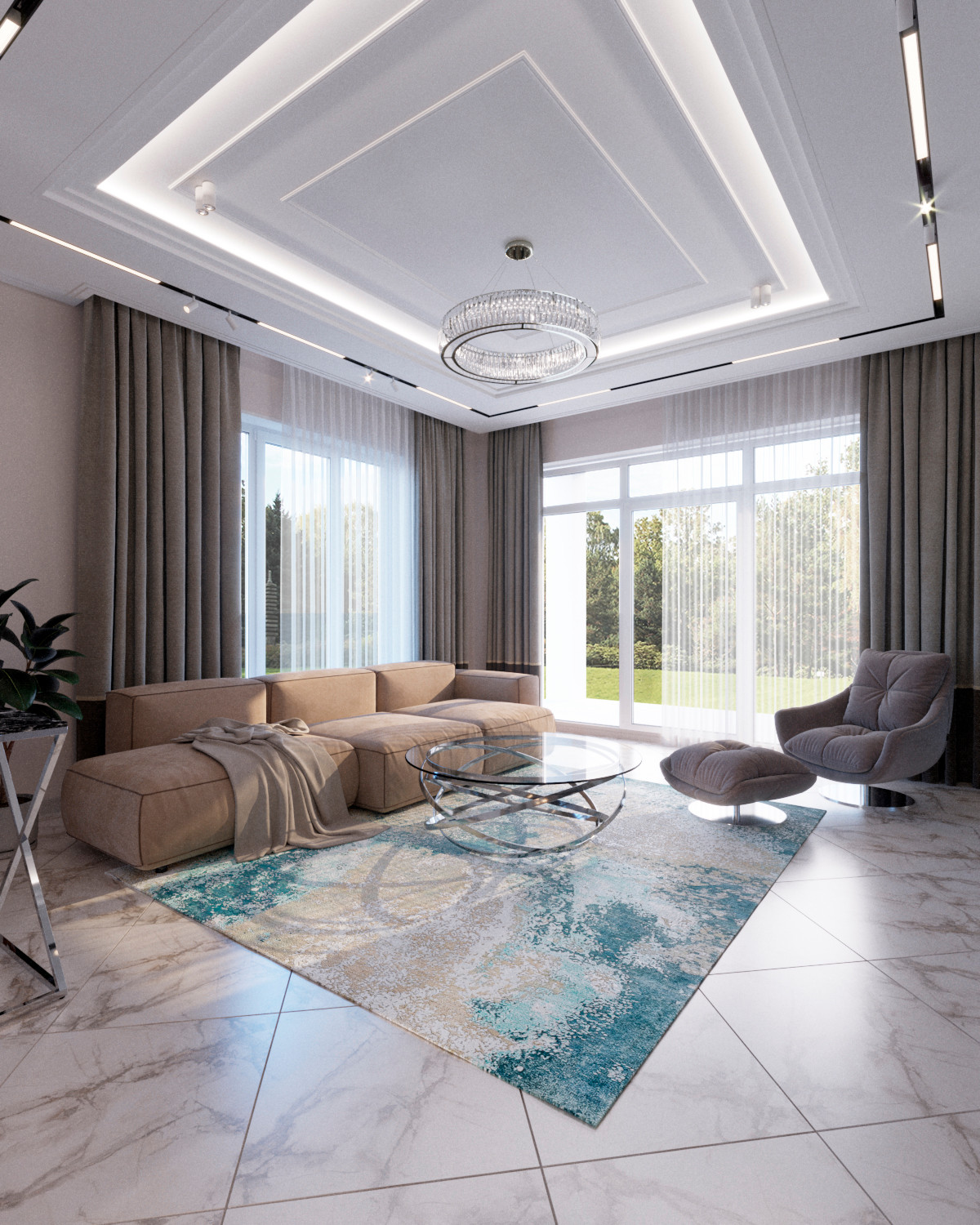 Коттедж в стиле современной классики