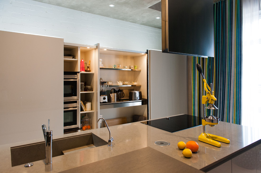 Стихия бетона. Интерьер квартиры в стиле LOFT.