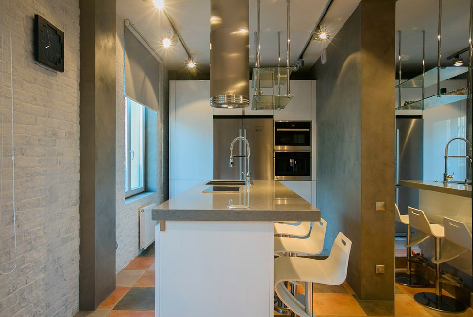 Интерьер жилого дома 120м