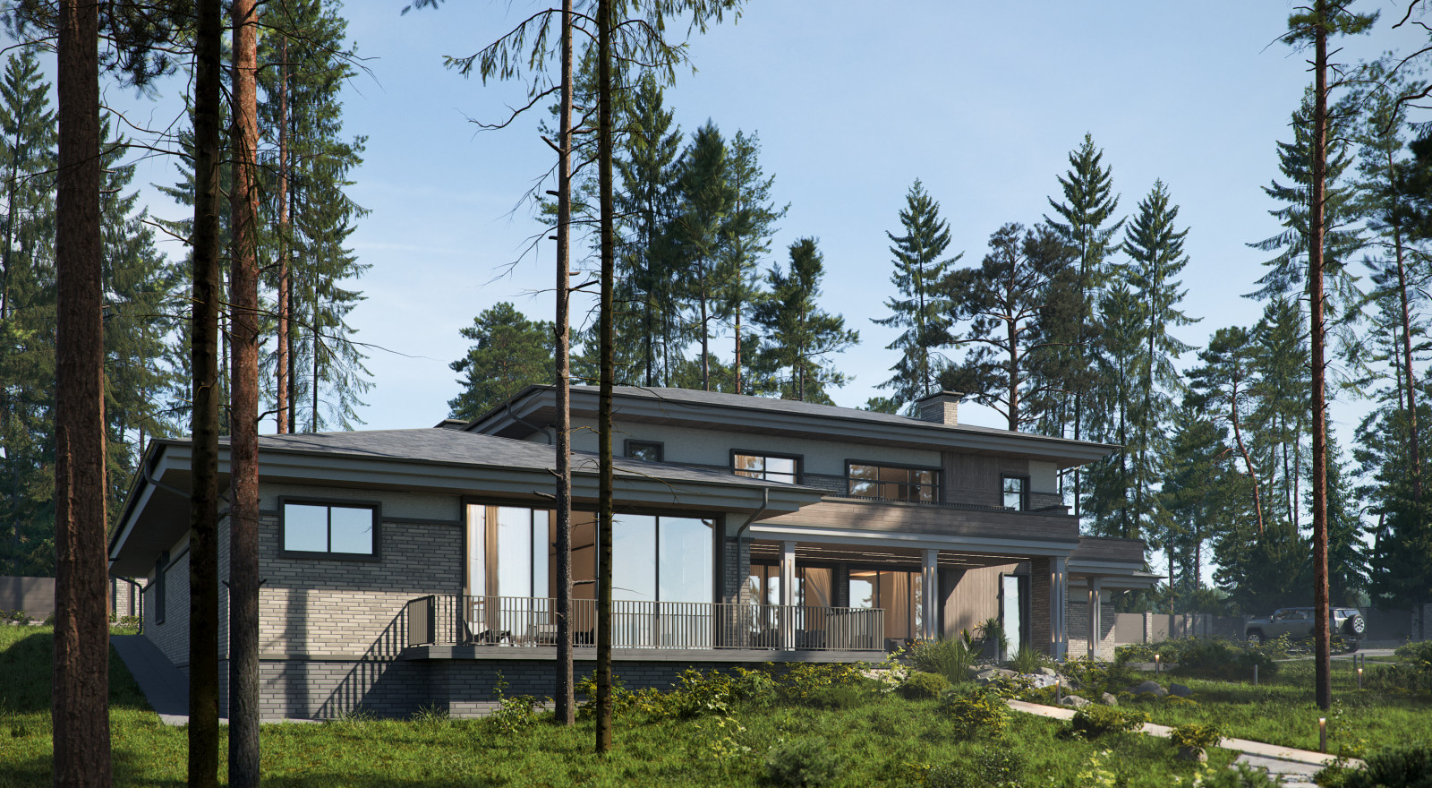 Усадьба в лесу