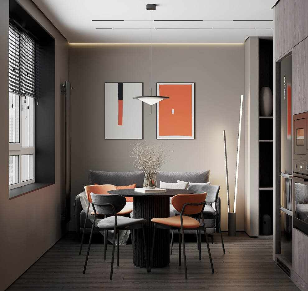 Дизайн-проект квартиры в современном стиле для молодой яркой пары