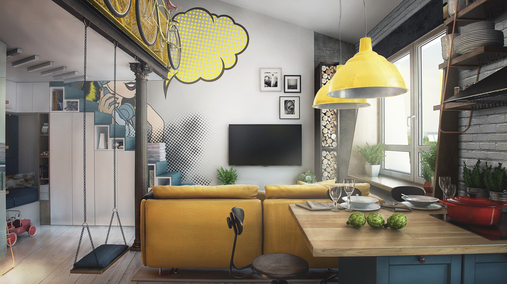 Яркий чердак