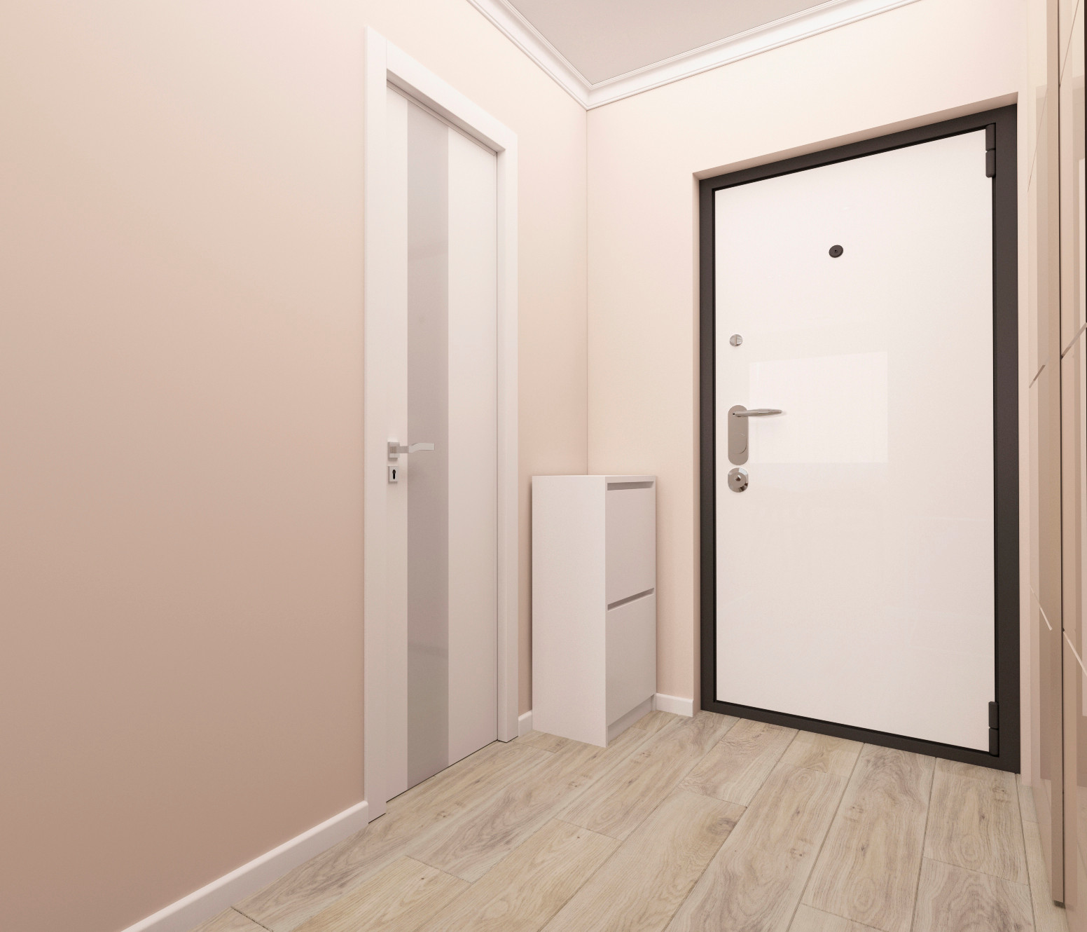 Дизайн 1  комнатной квартиры в ЖК "Аврора-парк", г.Краснодар