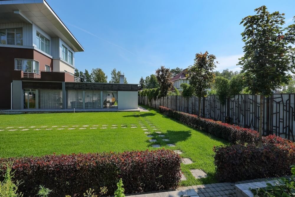 Частный сад "Современный минимализм"