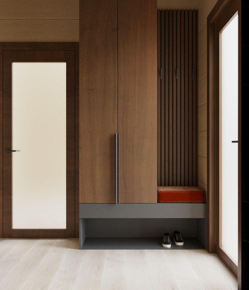 Дизайн интерьера дома из клееного бруса