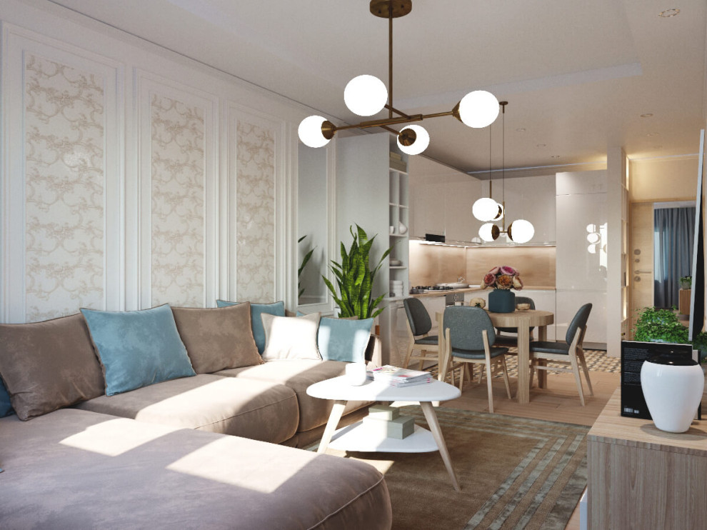 Дизайн квартиры 45 м2 в ЖК Маяковский