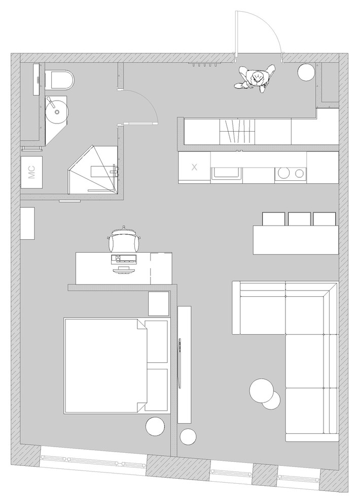 Обложка проекта: Квартира в ЖК Гарден Парк