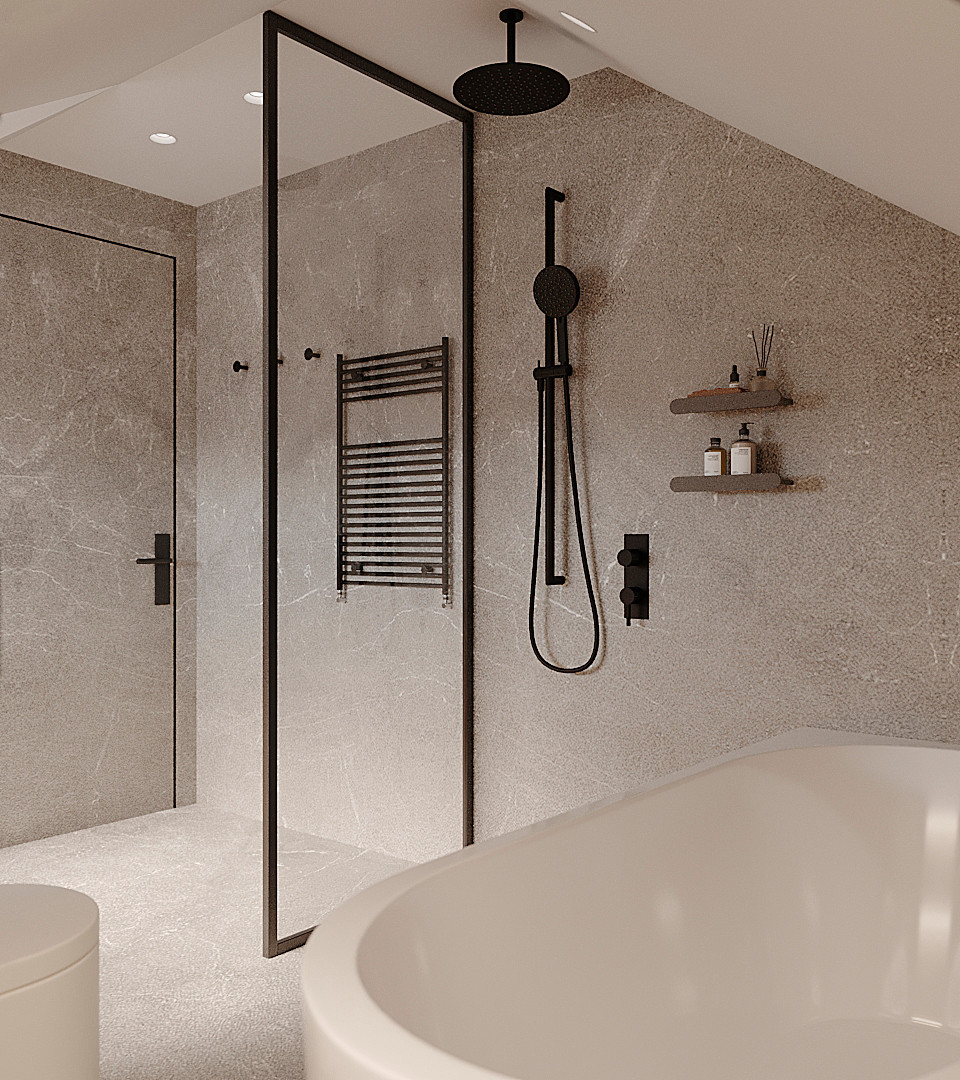 Дизайн-проект загородного дома в пригороде Лондона