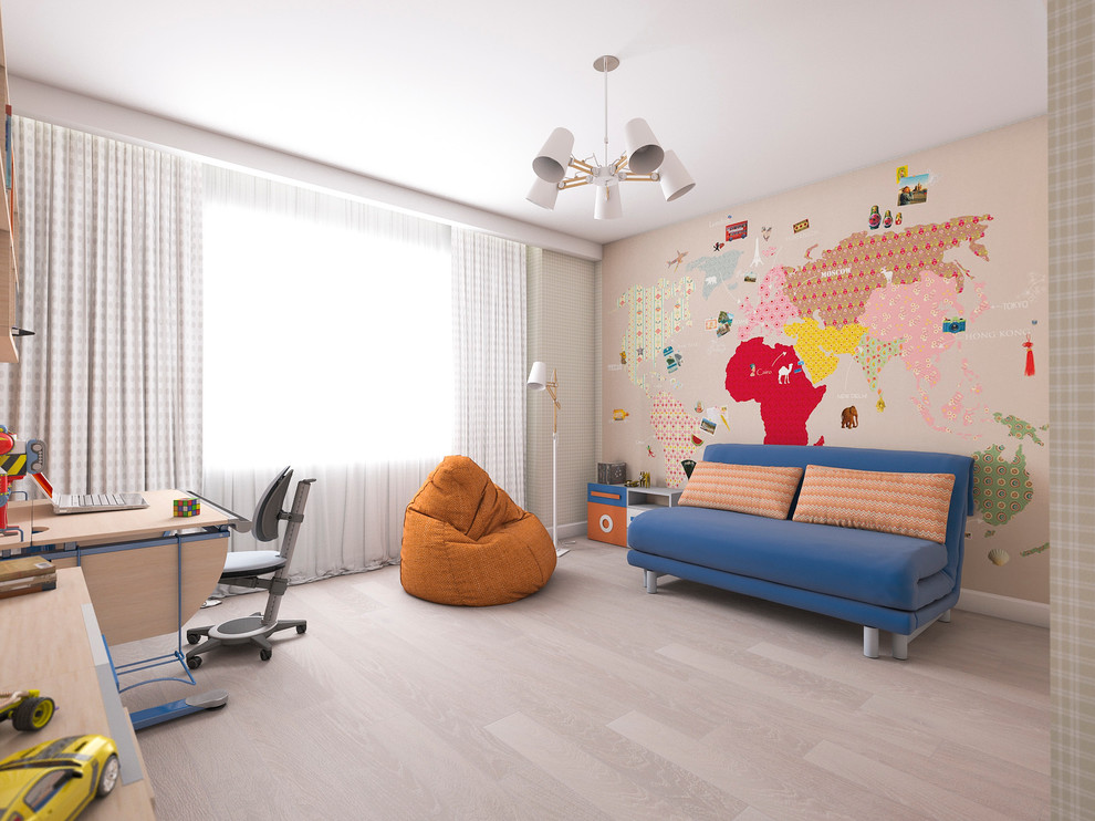 Детская для девочки и детская для мальчика. Визуализация.