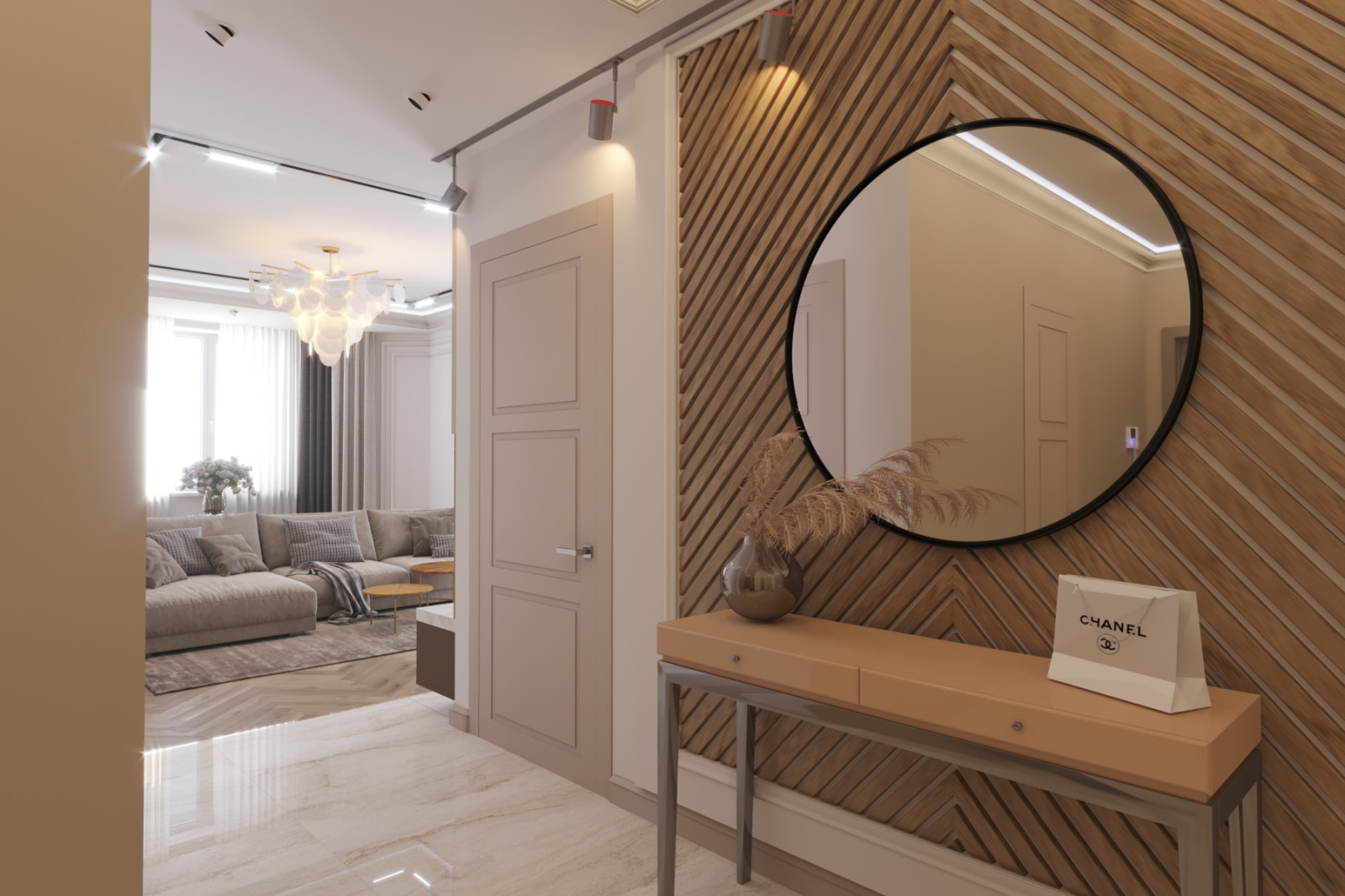Квартира неоклассика 140м2 г.Новосибирск