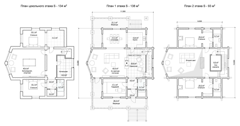 Индивидуальный жилой дом в деревне Каменка