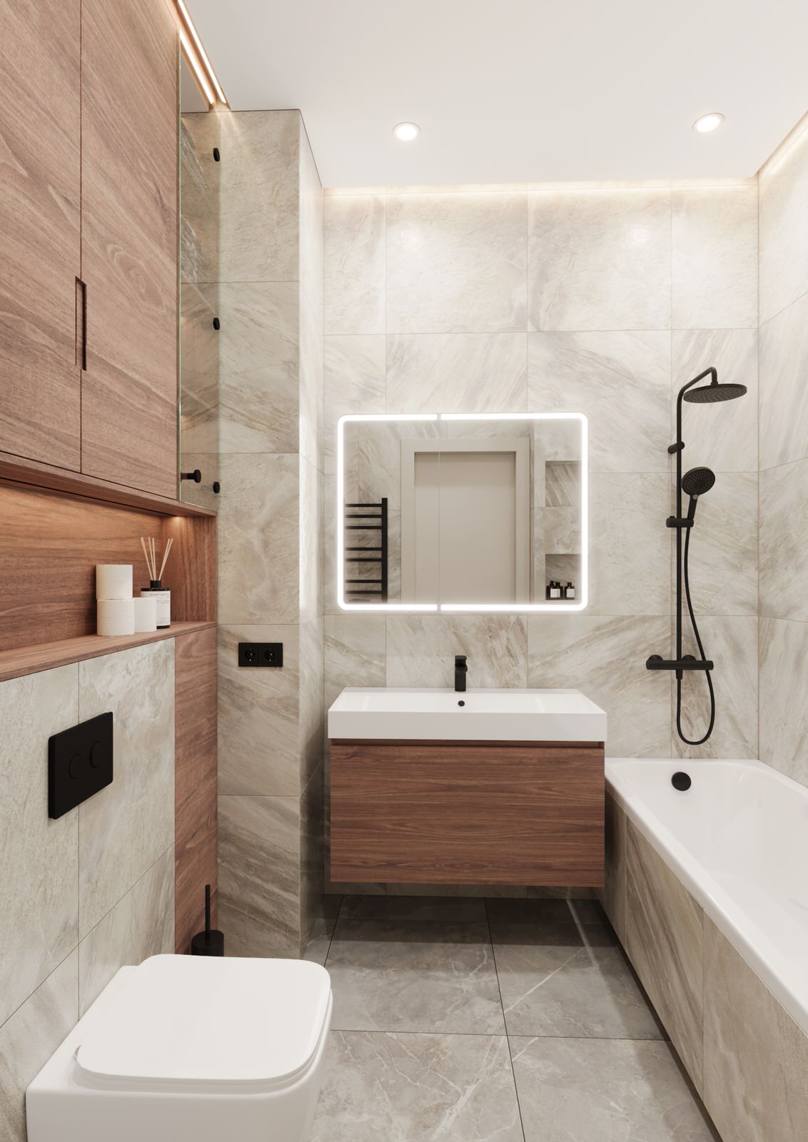 Функциональный минимализм для молодой семьи