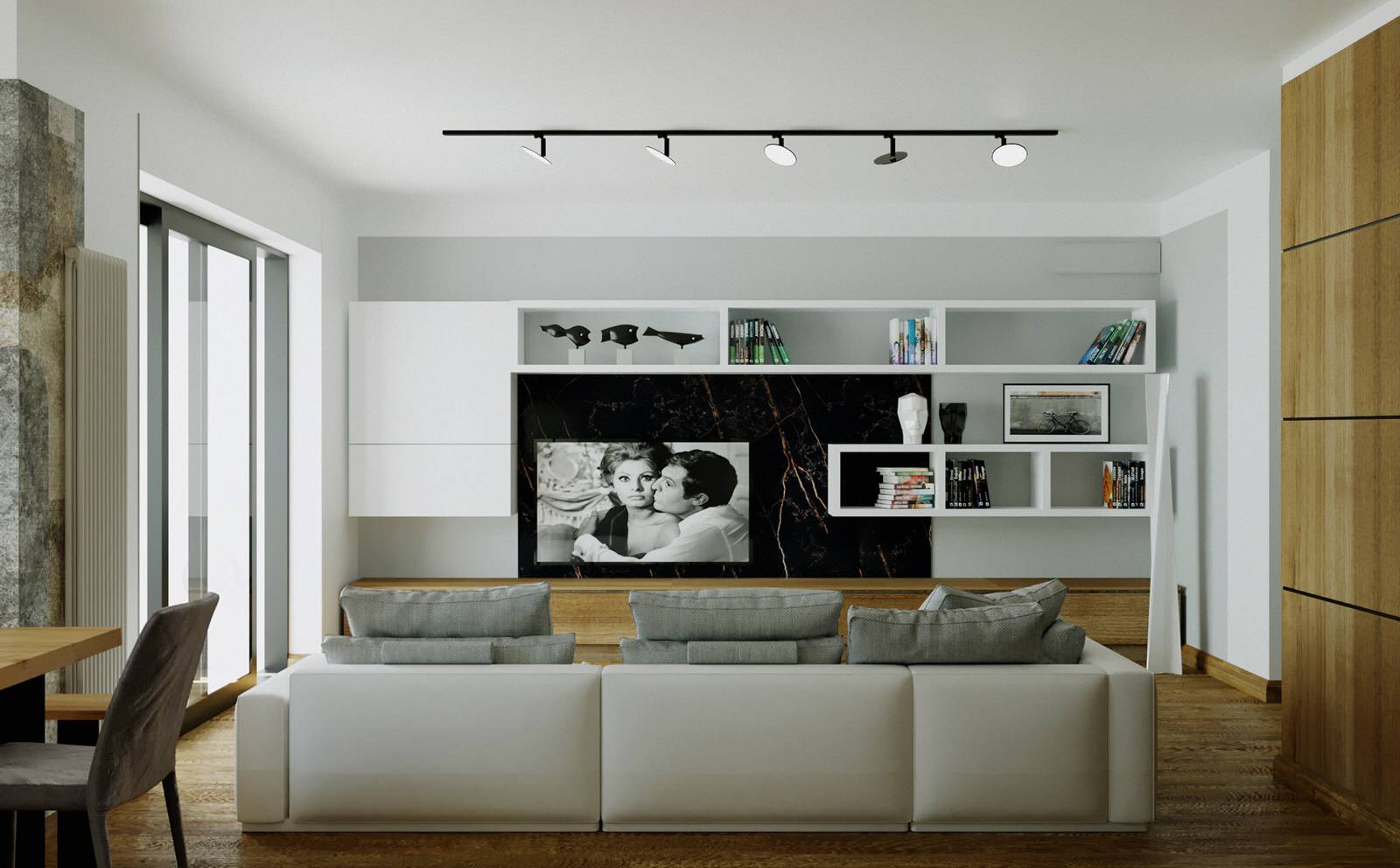 Progetto di ristrutturazione di una casa spaziosa unifamiliare.