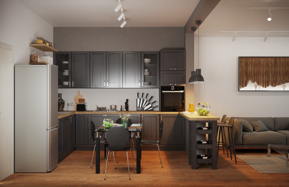 Обложка проекта: Кухня-гостинная в частном доме