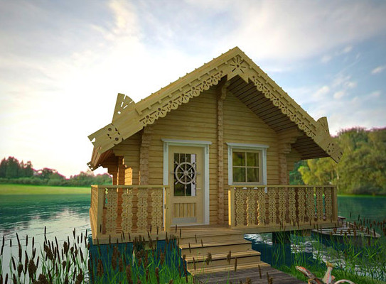 Домик рыбака