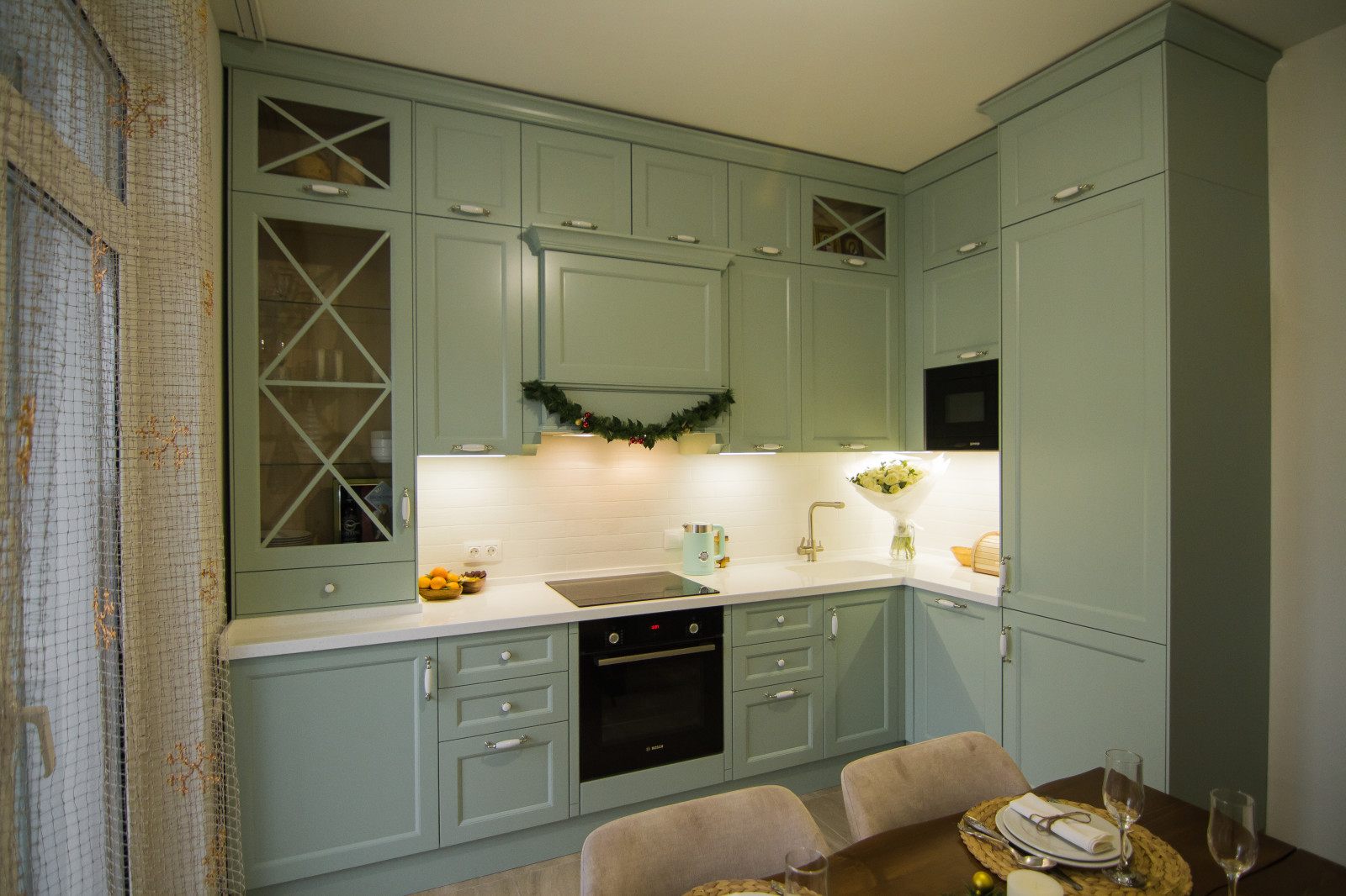 УЮТНАЯ КУХНЯ ДЛЯ МОЛОДОЙ СЕМЬИ